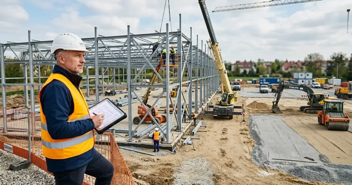 Budynki handlowo-usługowe: budowa trzech obiektów wraz z infrastrukturą w Bolechowie