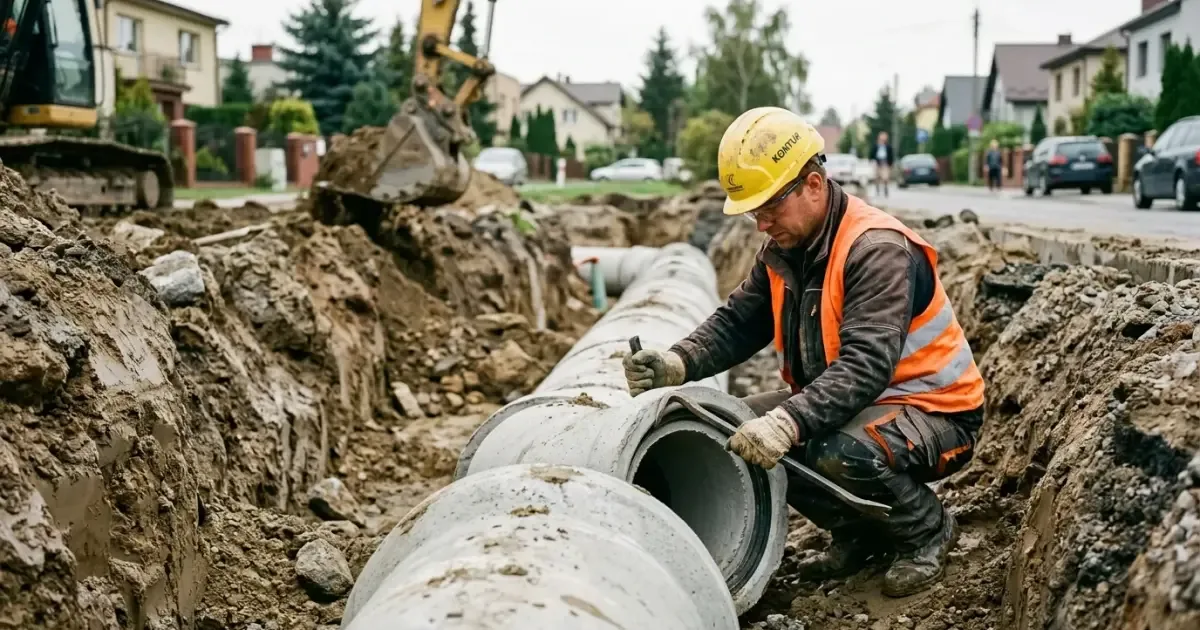 MPWiK Warszawa inwestuje: nowa kanalizacja ściekowa na Białołęce