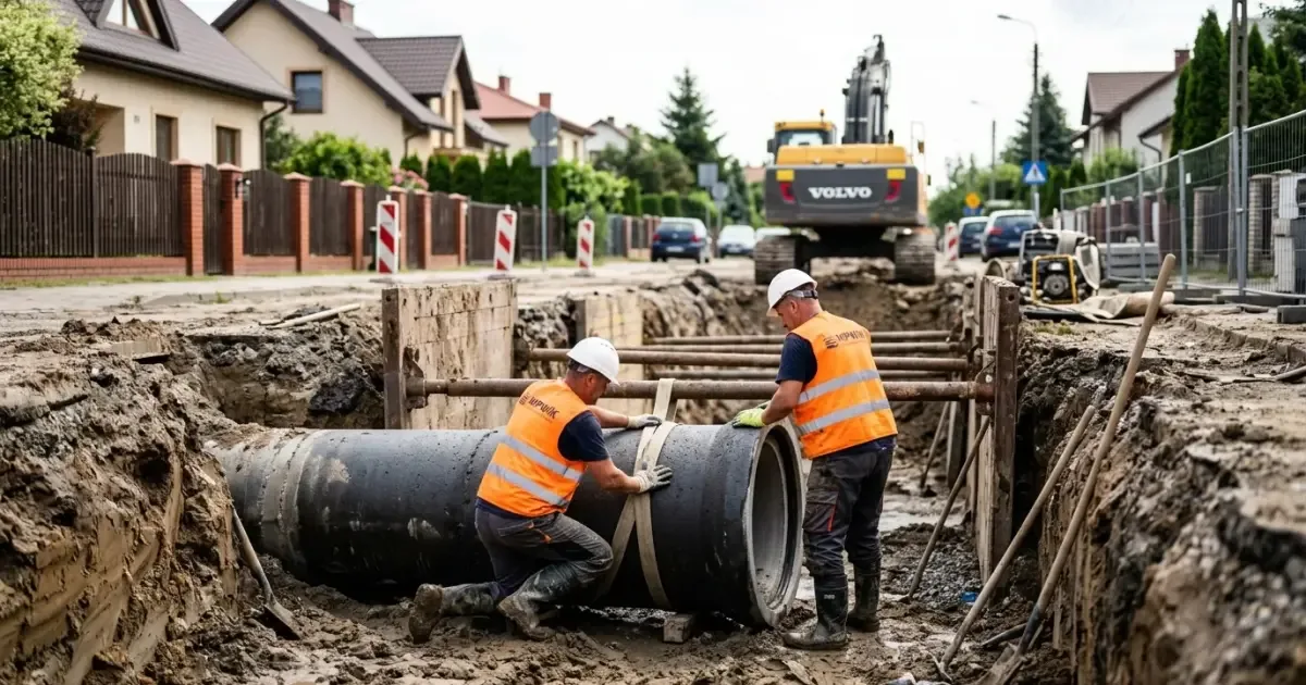 MPWiK Warszawa realizuje historyczny plan: nowa kanalizacja sanitarna w dzielnicy Warszawa Wawer