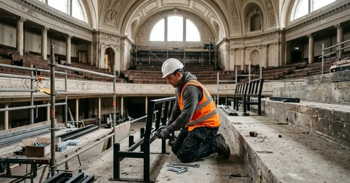 Gruntowna modernizacja przestrzeni, jaką jest Sala Kongresowa w stolicy, wkracza w fazę intensywnych robót budowlanych