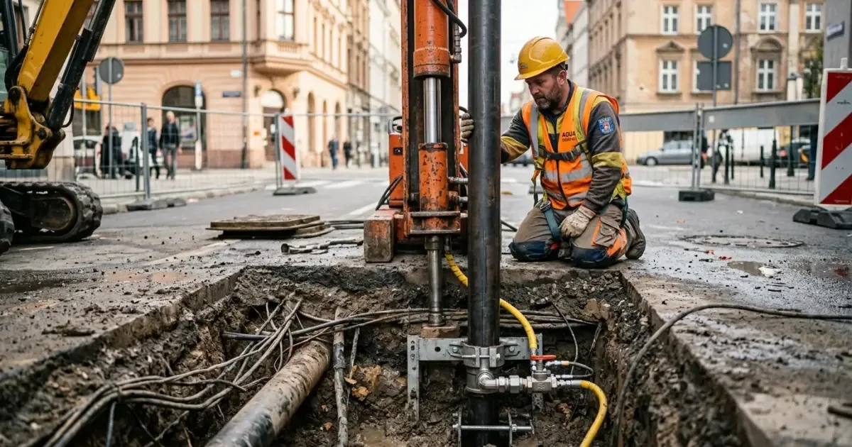 Miejskie Przedsiębiorstwo Wodociągów i Kanalizacji w m. st. Warszawie wymieni ponad 1,6 km sieci wodociągowej na Pradze