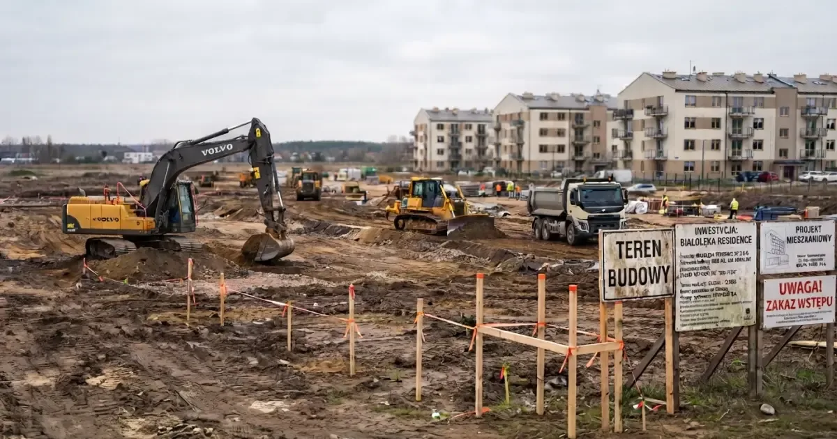Pozwolenie na budowę: nowy budynek mieszkalny wielorodzinny. Warszawa, dzielnica Białołęka z kolejną inwestycją