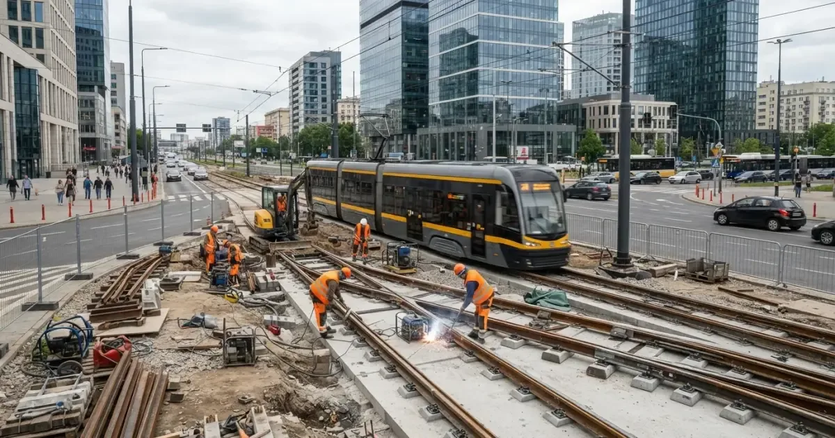 Tramwaje Warszawskie sp. z o.o. przebudują węzeł na Towarowej i Prostej. Przetarg na 36,7 mln zł