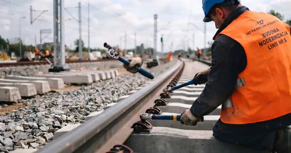 PKP Polskie Linie Kolejowe modernizują odcinek Miąsowa – Sędziszów. Miliardowa inwestycja na linii kolejowej nr 8