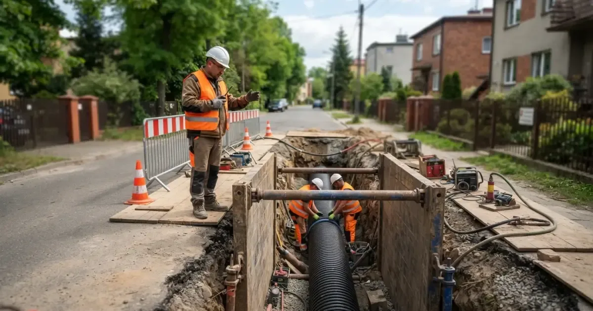 MPWiK Warszawa ogłasza przetarg: nowa kanalizacja sanitarna w ul. Mrówczej na Wawrze