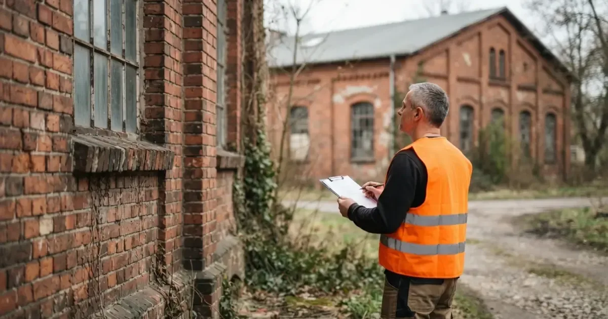 Budynek mieszkalno-usługowy w Oławie: dawne warsztaty szkolne z pozwoleniem na budowę i adaptację