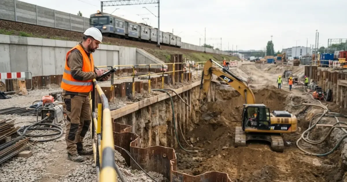 Stołeczny Zarząd Rozbudowy Miasta wybuduje tunel drogowy pod linią kolejową nr 2 w Wesołej