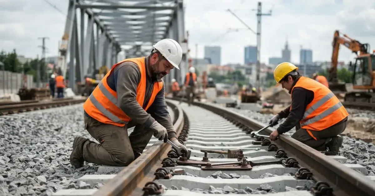 PKP PLK: Linia E 65 Katowice Szopienice Płd. – Katowice Piotrowice w pełnym toku prac