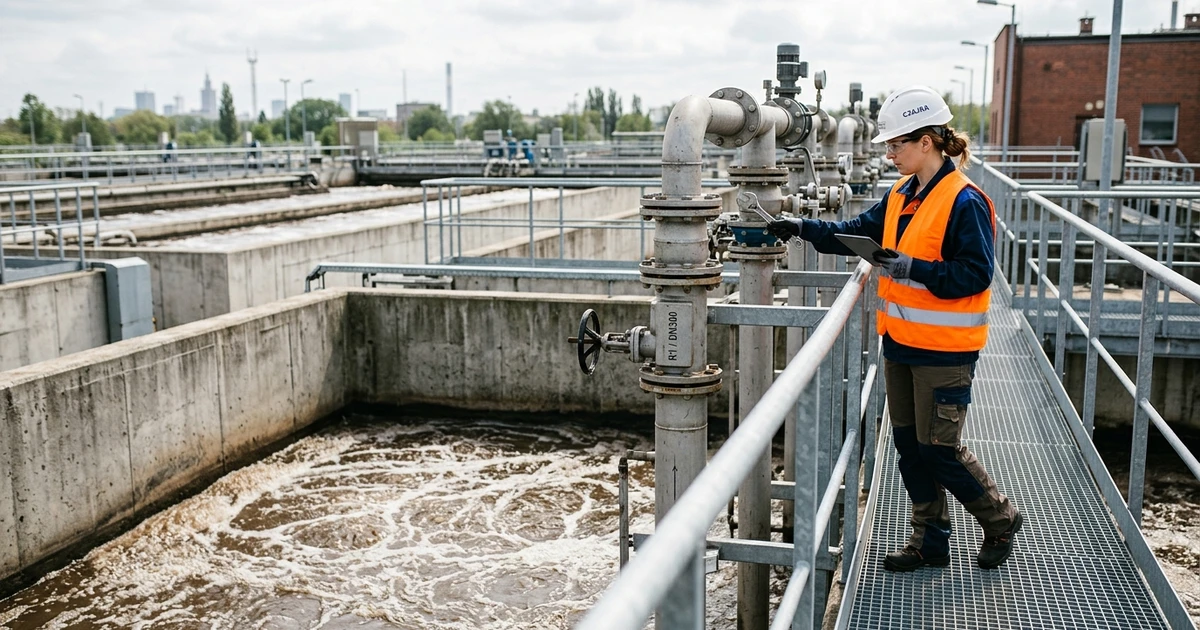 MPWiK w Warszawie rozbuduje instalacje hydrauliczne w Oczyszczalni Ścieków Czajka