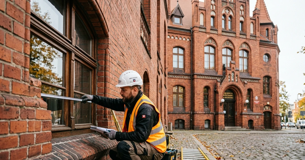 Archiwum Państwowe w Szczecinie przejdzie głęboką termomodernizację. Ruszają roboty budowlano-instalacyjne