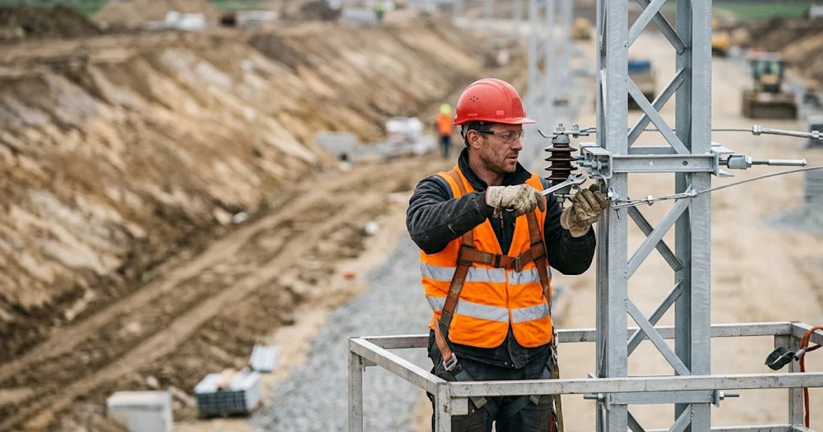 Centralny Port Komunikacyjny: budowa sieci trakcyjnej na linii kolejowej nr 85 Warszawa – Łódź