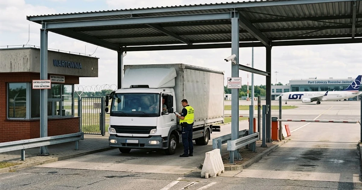 Port Lotniczy Rzeszów-Jasionka wybuduje nowy wjazd na teren zastrzeżony lotniska