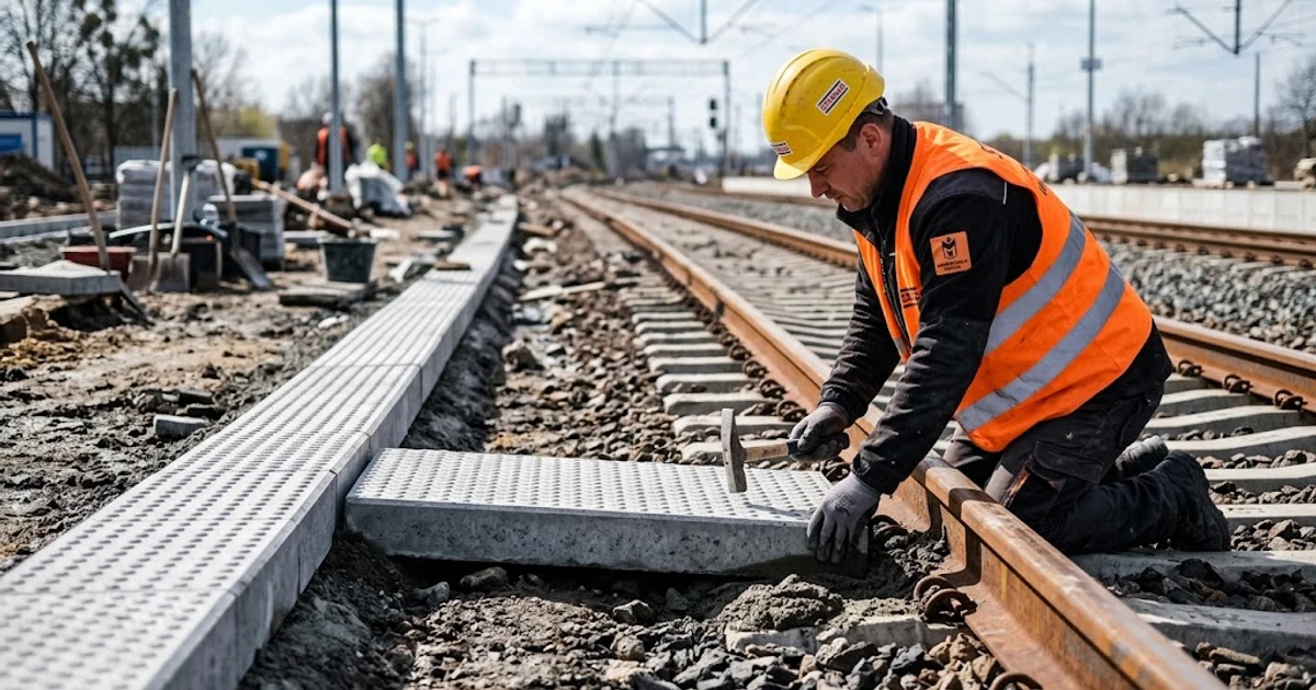 PKP PLK: ruszyła modernizacja peronu nr 2 na stacji Środa Wielkopolska przy linii kolejowej nr 272