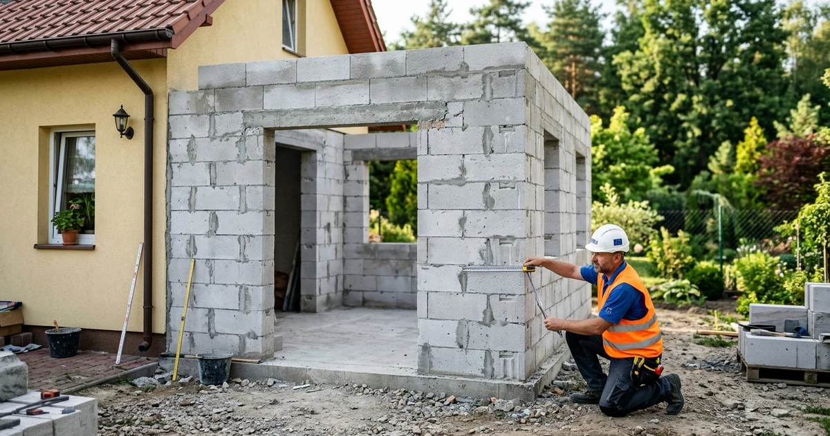 Rozbudowa domu na zgłoszenie — ile można dobudować bez pozwolenia
